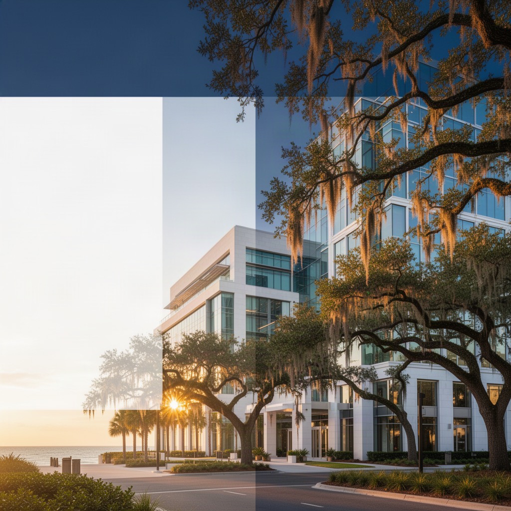 A Hancock Whitney Bank branch and its Gulf South regional presence